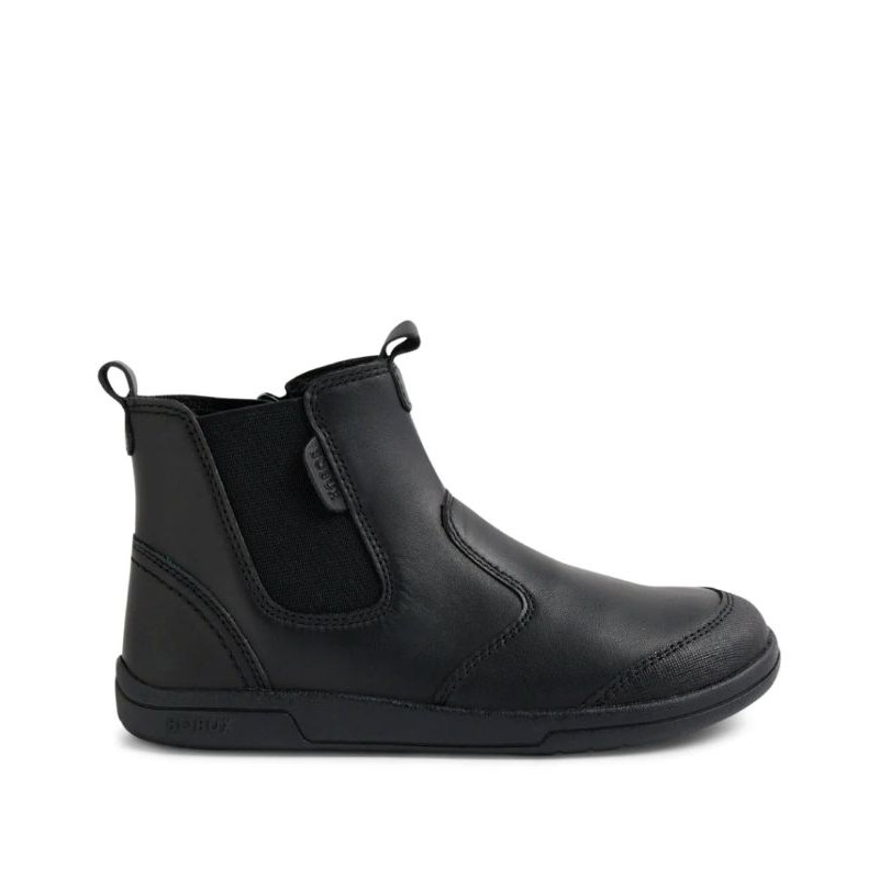 Kid+ Jodhpur II BQ School Shoes - Black Leather