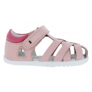 Bobux Step Up Tropicana II 732317 Closed Toe Sandals - Seashell Guava