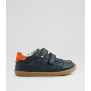 Bobux I-Walk Hunter BQ10572 - Navy Nasturtium Leather
