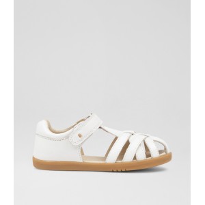 Bobux Kid+ Cross Jump BQ10090 - White Leather