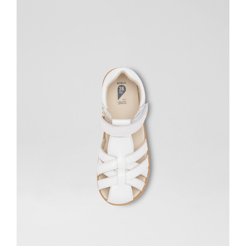 Bobux Kid+ Cross Jump BQ10090 - White Leather