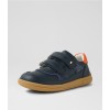 Bobux Kid+ Hunter BQ10573 - Navy/nasturtium Nubuck