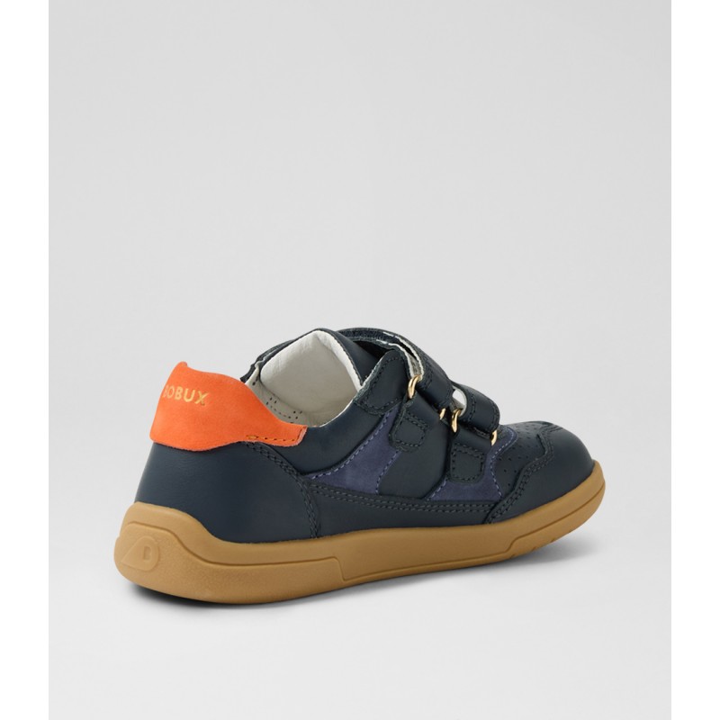 Bobux Kid+ Hunter BQ10573 - Navy/nasturtium Nubuck