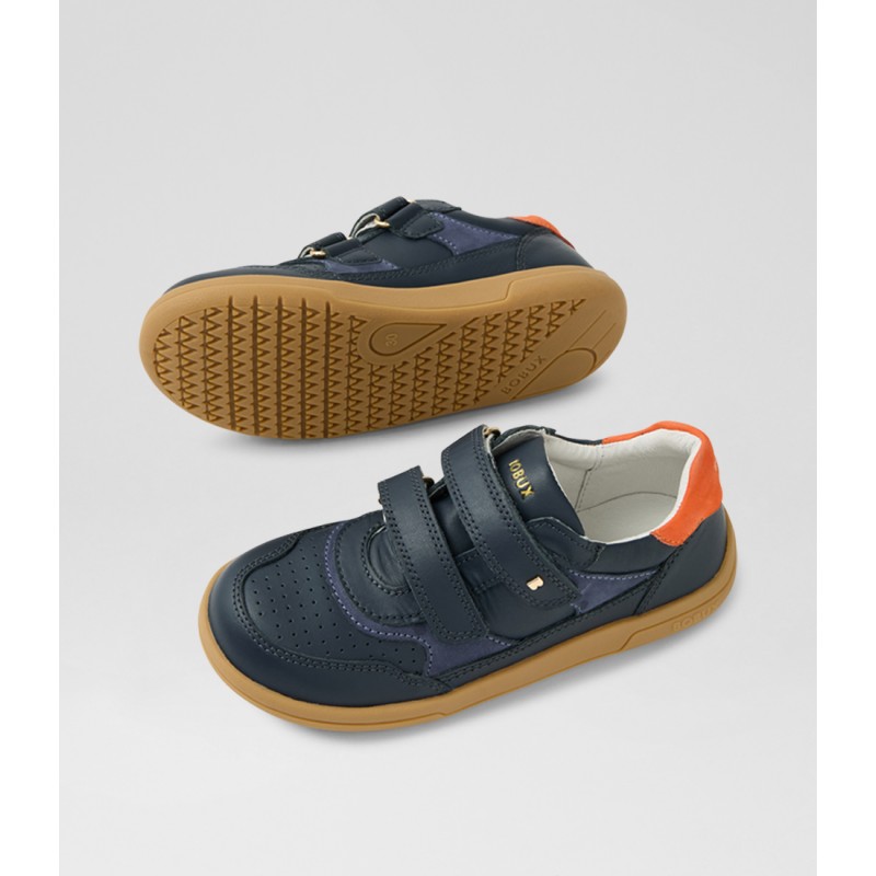 Bobux Kid+ Hunter BQ10573 - Navy/nasturtium Nubuck