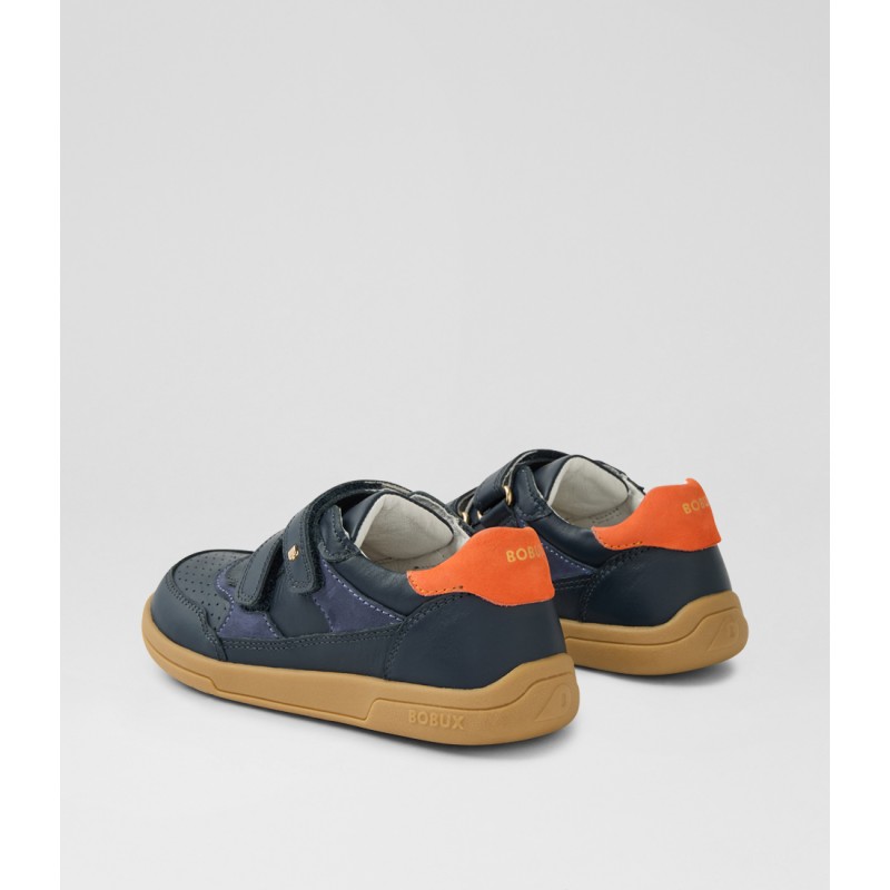 Bobux Kid+ Hunter BQ10573 - Navy/nasturtium Nubuck