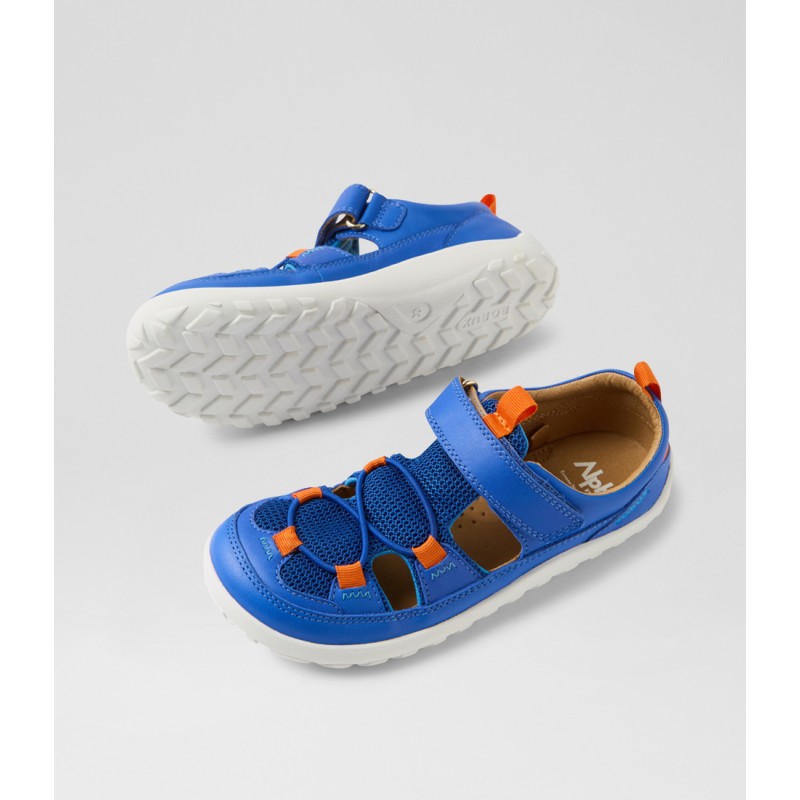 Bobux Kid+ Rocky BQ10586 - Dazzling Blue Leather Bobux Kid+ Rocky BQ10586 - Dazzling Blue Leather