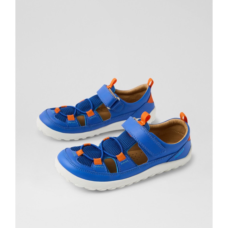 Bobux Kid+ Rocky BQ10586 - Dazzling Blue Leather Bobux Kid+ Rocky BQ10586 - Dazzling Blue Leather