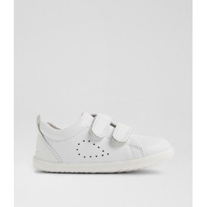 Bobux Step Up Grass Court BQ10009 - White Leather
