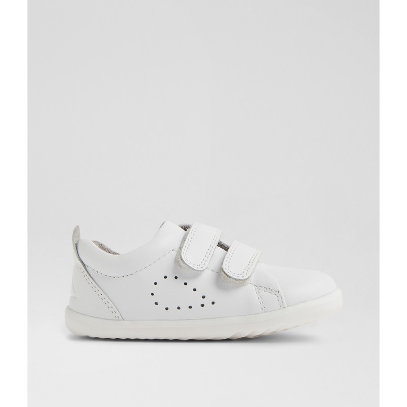 Bobux Step Up Grass Court BQ10009 - White Leather