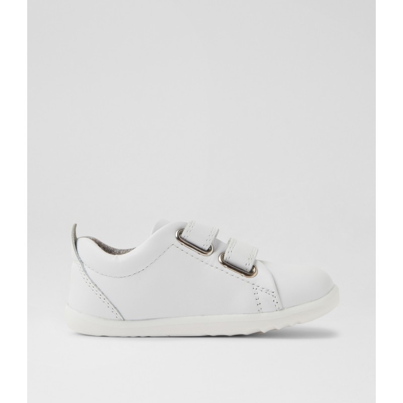 Bobux Step Up Grass Court BQ10009 - White Leather Bobux Step Up Grass Court BQ10009 - White Leather