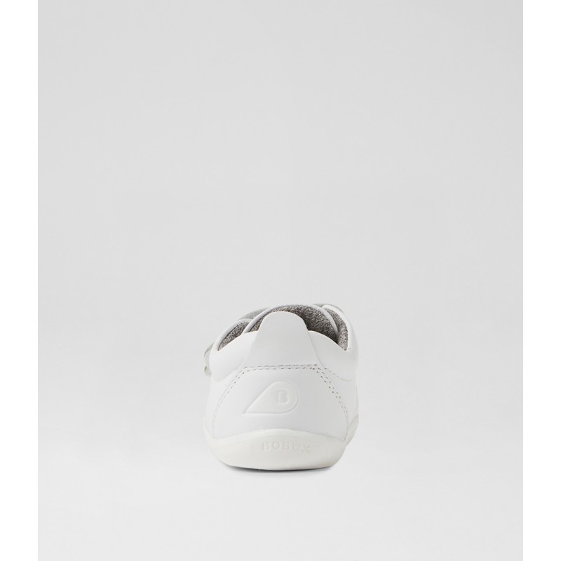 Bobux Step Up Grass Court BQ10009 - White Leather Bobux Step Up Grass Court BQ10009 - White Leather
