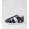 Bobux Step Up Tidal BQ10085 - Navy Leather