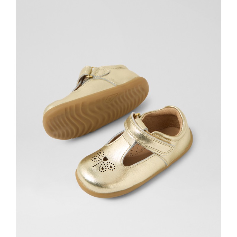 Bobux Step Up Rosie BQ10659 - Soft Gold Leather
