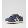 Bobux Step Up Titan BQ10661 - Vintage Indigo Suede Bobux Step Up Titan BQ10661 - Vintage Indigo Suede
