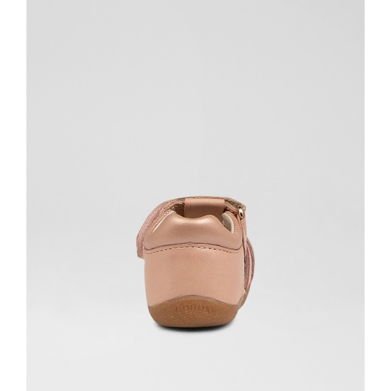 Step Up Cross Jump BQ10079 Sandals - Dusk Pearl / Rose Gold Leather