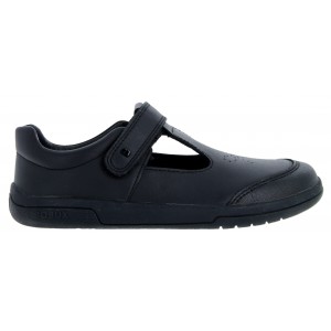 Bobux  Kid+ Bubbles BQ Girls School Shoes - Black Leather