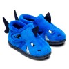 Sharky Memory Foam Slippers - Blue