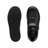 Fawn Lay Older School Shoes - Black Leather
