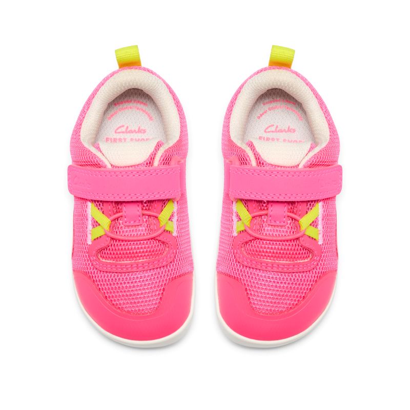 Harbour Hero Toddler Shoes - Bright Pink Combi