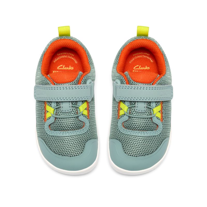Harbour Hero Toddler Shoes - Green Combi