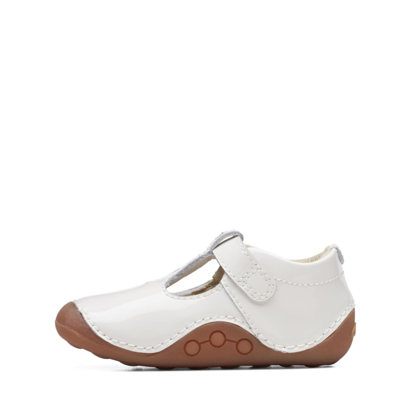 Tiny Beat Toddler Shoes - White Patent