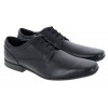 Sidton Lace Shoes - Black Leather