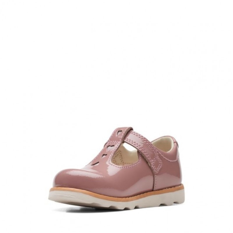 Crown Teen Toddler Shoes - Dusty Pink Patent