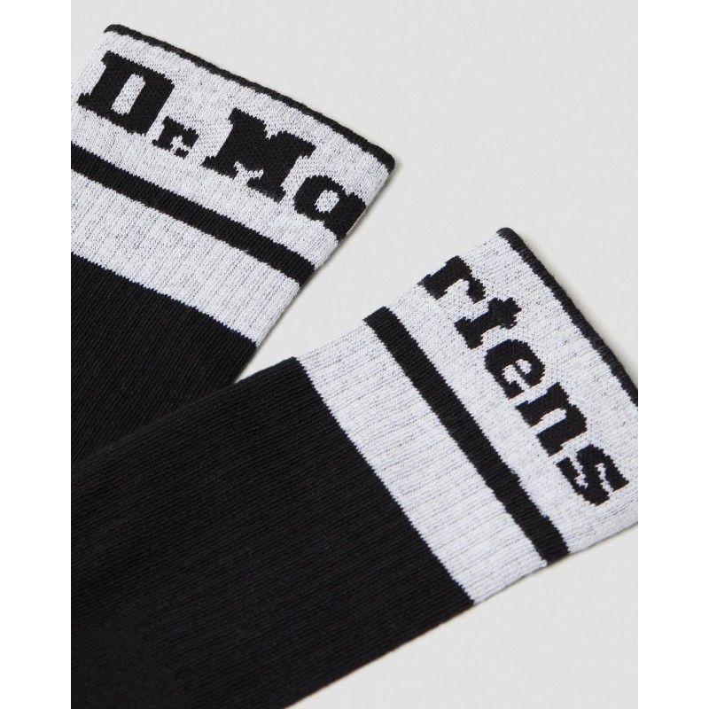 Athletic Logo Socks - Black/White Textile