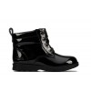 Dabi Lace Toddler Boots - Black Patent