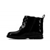 Dabi Lace Toddler Boots - Black Patent