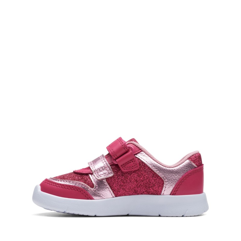 Ath Horn Toddler Shoes - Pink Combi Leather