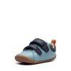 Roamer Retro Toddler Shoes - Pale Blue Leather
