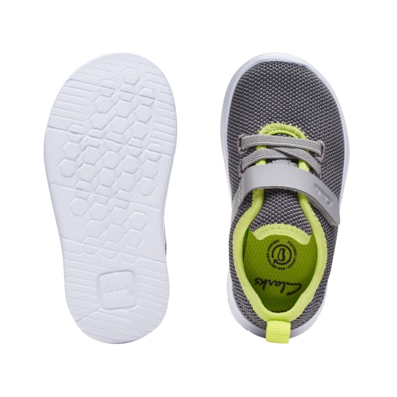 Ath Weave Toddler Shoes - Grey Combi