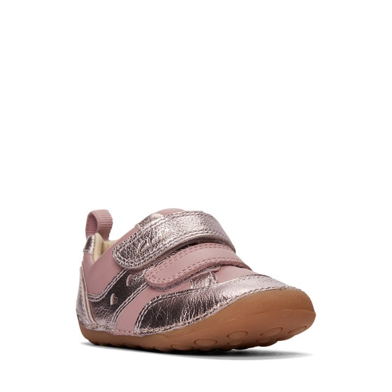 Tiny Sky Toddler Shoes - Dusty Pink Leather