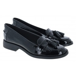 Clarks Camzin Angelica Loafers - Black Patent 