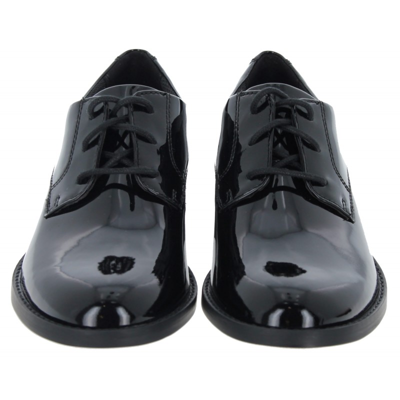 Camzin Iris Lace-Up Shoes - Black Patent