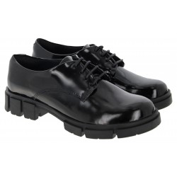 Clarks Teala Lace Shoes - Black Patent
