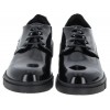 Teala Lace Shoes - Black Patent