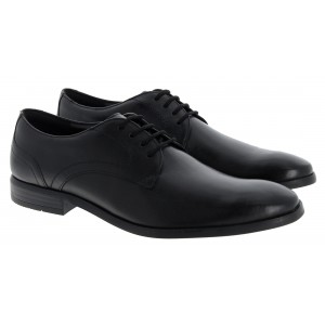 Clarks Brandon Lace Shoes - Black Leather Clarks Brandon Lace Shoes - Black Leather