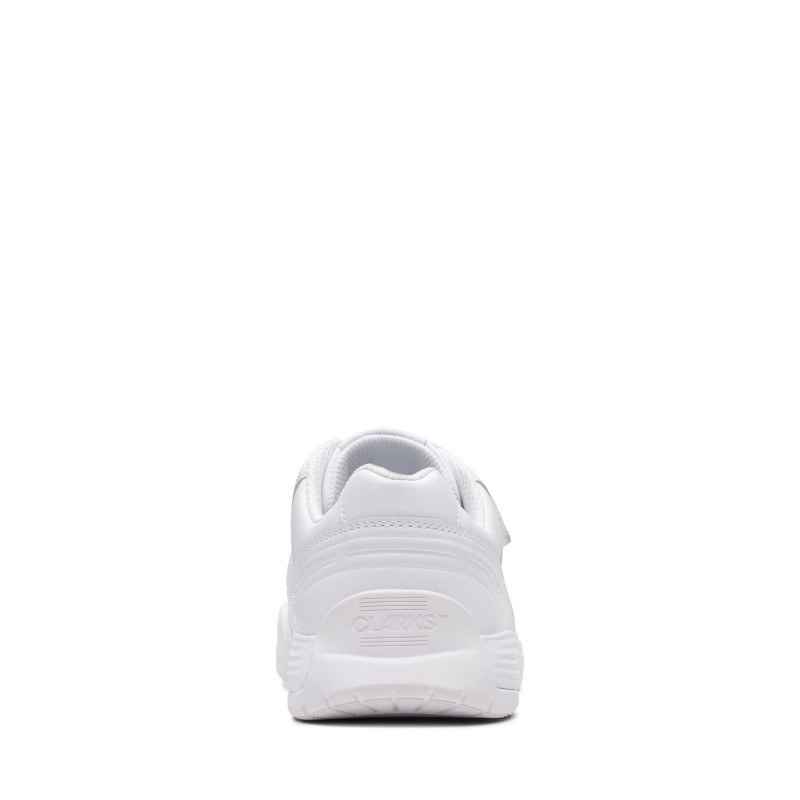 Cica Star Orb Youth Trainers - White Leather