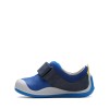 Roller Fun Toddler Shoes - Blue Combi Leather