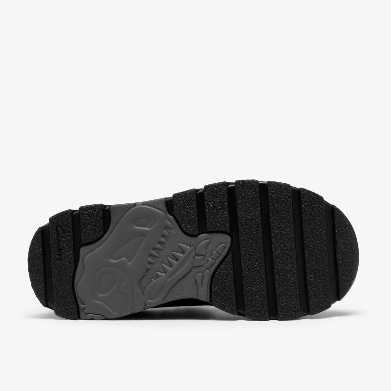 Steggy2Soar Kids School Shoes - Black Leather