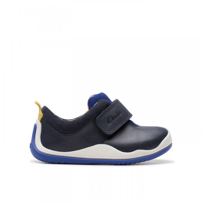 Roller Fun Toddler Shoes - Navy Leather