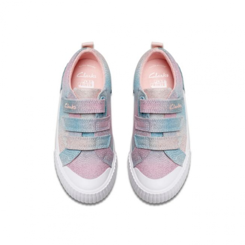 Foxing Brill Kids Canvas Shoes - Pastel