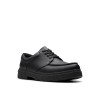Lorcam Edge Youth School Shoes - Black Leather