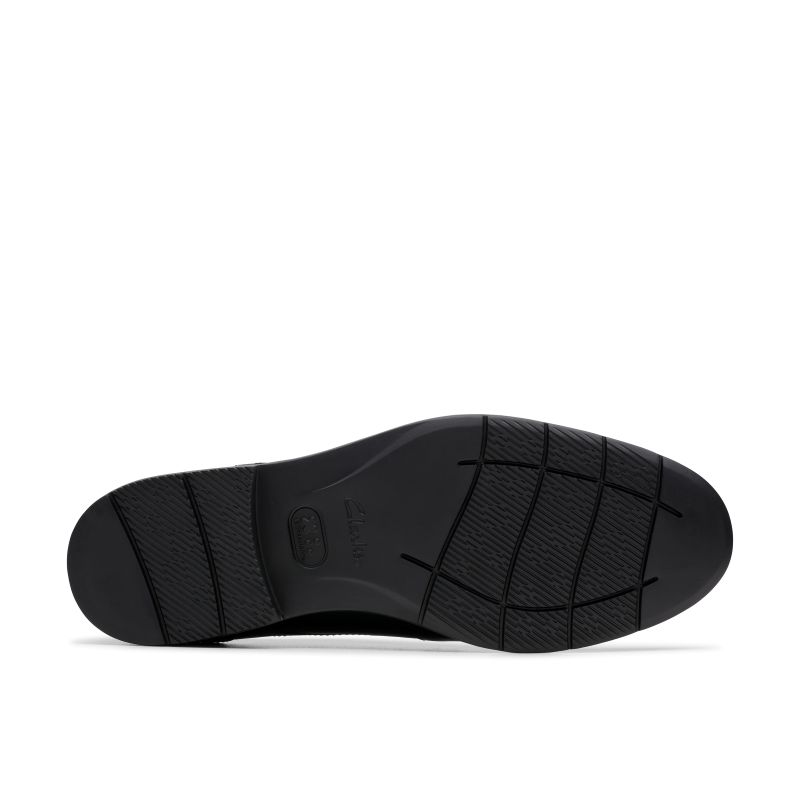 Banbury Derby Shoes - Black Leather