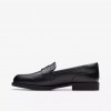 Tapa Edge Youth School Shoes - Black Leather