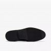 Tapa Edge Youth School Shoes - Black Leather