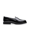 Tapa Edge Youth School Shoes - Black Pat