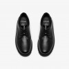 Lorcam Walk Youth School Shoes - Black Leather